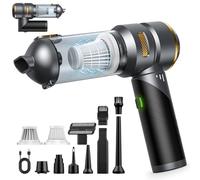 Handheld Vacuum Cleaner, 25000Pa Foldable Car Vacuum Cleaner Cordless, Powerful Rechargeable Portable Mini Car Hoover for Home Car Office Pet Hair Carpet