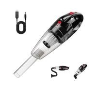 Handheld Vacuum Cleaner, Car Vacuum Cleaner, Car Hoover, Handheld Vacuum, Car Hoovers Cordless Powerful, Mini Portable Rechargeable Hand Held Vacuum Cordless, Handheld Carpet Cleaner with HEPA Filters