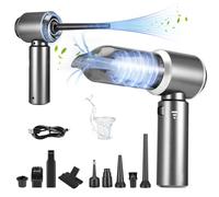 Handheld Vacuum Cleaner Cordless, 15000Pa Powerful Car Vacuum, 4 in 1 Portable Mini Handheld Hoover Rechargeable for Car Pet Hair Home (Gunmetal)
