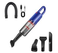 Handheld Vacuum Cleaner for Car & Home, for Pet homes. Lightweight Cordless Car Hoover, Rechargeable with 1 x 2200mAh Battery, Washable Filters, Powerful 6200PA Suction