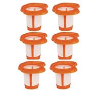 Handheld Vacuum Cleaner HHVKF10 Filter，Compatible for Black，Compatible for Decker，HHVK320J HHVK320J10 HHVK320JZ01 HHVK515JP HHVK515JP07 HHVK415B01(6PCS)