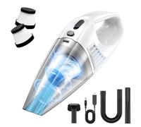 Handheld Vacuum Cleaner, Powerful Cordless Car Vacuum Cleaner with 2 Filters, Lightweight Hand Held Vacuum Cordless with Multi Nozzles Portable Rechargeable Mini Handheld Vacuums for Car Home Pet Hair