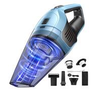 Handheld Vacuum Cleaner, Powerful Suction Portable Lightweight Hand Held Vacum Cordless with 25-30Mins Long Runtime Rechargeable Battery Quick Charge for Home Car Carpet Stairs Pet Hair Cleaning