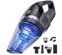 Handheld Vacuum Cleaner, Powerful Suction Portable Lightweight Hand Held Vacum Cordless with 25-30Mins Long Runtime Rechargeable Battery Quick Charge for Home Car Carpet Stairs Pet Hair Cleaning