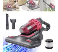 Handheld Vacuum Cordless 10000PA Suction Cordless Vacuum Cleaner, Bed Mattress Cleaning Machine Vacuum Dust Mites Cleaner with HEPA Filter, Rechargeable Hand Held Vacuuming for Home, Office, Car
