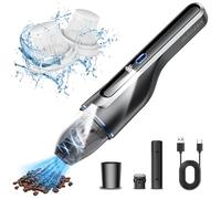 Handheld Vacuum Cordless - Car Vacuum with Brushless Motor 15000PA Suction, 1.2lbs Ultra-Lightweight, 2H Type C Fast Charge, LED Light&Screen Display, Portable Mini Vacuum for Car Home Cleaning