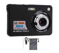 Handheld Video Camcorder, 4K 48MP 8x Digital Zoom Vlogging Camera with 2.7inch Screen, Fill Light, 20 Filters, Anti Shaking Compact Travel Camera for Kids Students (Black)