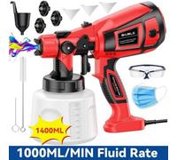 Handheld Wall Fence Paint Sprayer Electric Spray Gun Hvlp Airless