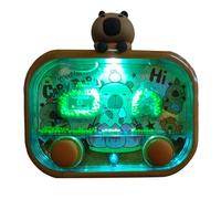 Handheld Water Games for Kids - Double-Button Beads Toss Toy | LED Light Capybara Theme Water Pinball Puzzle Game | Mini Waters Ball Toy - Children Boys Girls Adults Travel