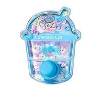 Handheld Water Ring Game - Small Water Ring Throwing Toy for Kids, Classic Liquid Toss Puzzle with Double Button Control, Retro Portable Arcades, Road Trip Handheld Games for Boys and Girls