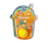 Handheld Water Ring Game - Small Water Ring Throwing Toy for Kids, Classic Liquid Toss Puzzle with Double Button Control, Retro Portable Arcades, Road Trip Handheld Games for Boys and Girls