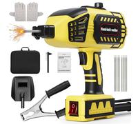 Handheld Welding Machine, Portable 220V Arc Welder with 10 Welding Rods, IGBT Inverter, 5 Adjustable Current Settings, Electric Welding Set for 1/16"-1/8" Welding Rods