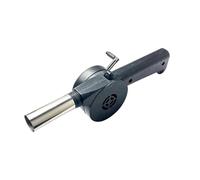 Handheld Wind Blower Manual BBQ Fan Noiseless Great for Camping, Traveling, and Home Cooling Corded Blower