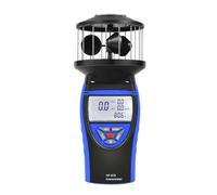 Handheld Wind Meter Digital Anemometer Displays Wind Temperature, Air Volume, Wind Speed/Direction With LCD Backlight