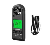Handheld wind speed, Digital Anemometer with temperature Meter Gauge with Backlight(2 PACKS)