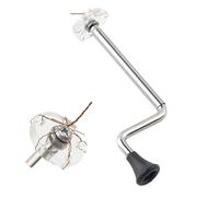 Handheld Wire Twister - Portable Twist Cable Tool, Metal Stranding Aid Device | Industrial Hand Crank Setup, Craft Chain Weaving Task, Smooth Grip Turning Build, Lightweight Workshop Winding Mechanism