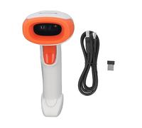 Handheld Wireless Bluetooth 2D Barcode Scanner and Bar Code Reader with High Performance Decoding Chip and Sturdy ABS Housing for Express Logistics Retail and Healthcare Use