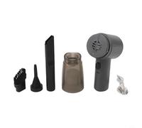 Handheld Wireless Car Vacuum Cleaner High Suction Blower Interior | Wireless Car-Mounted Vacuum Cleaner, 40W High-Suction Handheld with Dual Suction/Blowing, HEPA Filter&Type-C(Gray)