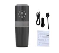 Handheld Wireless Coffee Maker Grinder Cup, Rechargeable Battery, 304 Stainless Steel Filter for Outdoor Use (2566 English Version)