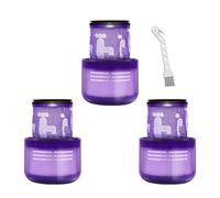 Handheld Wireless Vacuum Cleaner Parts Home Replacement Accessories Washable Filter HEPA，Compatible For Dyson V15 (Color : 3pcs3)