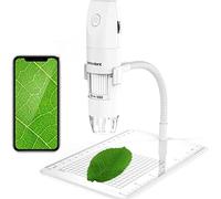 Handheld Wireless Wifi Digital Microscope 1000X HD Magnification USB Endoscope for Android PC - Microscopy Camera(Square 7x7x1.0mm)