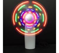 Handheld With Letters Luminous Flash Word Small Electric Display Handheld Light Confession LED M1F2 Small Fan Mini Fan