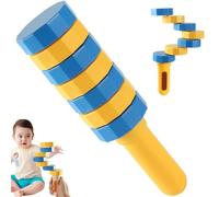 Handheld Wooden Balancers, Wooden Balance Challenge Set for Focus, Balance Game, Coordination & Motor Skills, Inspired Sensory Toy for Kids and Adults, Stress Relief & Creative Play(#A)