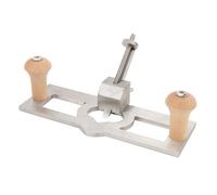Handheld Woodworking Tool, Stainless Steel Material Comfortable Handle Design Hand Router Wood Planer with Depth Stop High Configuration for Carpentry