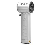 Handheld X50 Jet Fan High Thrust Violent 50mm Brushless Motor Ducted Turbofan Power Duct Blower Keyboard Cleaning Tool Heat Dissipation Stepless Speed Rechargeable Battery Home Car Office