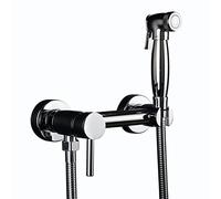 HandheldSprayer for Toilet Brass Baby Cloth Diaper Sprayer for Hot and Cold Water PortableFaucet withHose for Feminine Wash, Pet Washing, Easy to Install, Chrome,1.2m Hose(1.5m Hose)