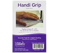Handi Grip Adhesive Strips: 12 Clear 1-Inch x 5-Inch Strips for Use on Any Ruler or Template