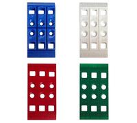 Handi-Shim Heavy Duty Reusable Plastic Construction Discs for Spacing, Levelling, Plumbing and More - 40 Pieces Assorted Pack (4 Sizes)
