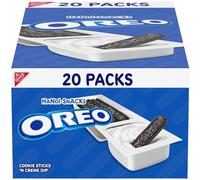 Handi-Snacks OREO Cookie Sticks 'N Creme Dip Snack Packs, 20 Snack Packs