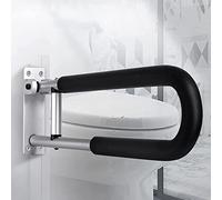Handicap Grab Bars, Foldable Toilet Safety Handrail, Wall Mounted Bathroom Support Rail for Seniors and Disabled