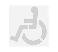 Handicap Parking Stencil Marker Symbol Template Silicone Flexible Garage Marker Reusable Parking Lots Stencil Enduring Reusable Lot