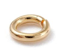 Handicraft Emporium | 304 Stainless Steel Jump Rings, Open Jump Rings, Round Ring | Gold Plated | 5mm x 0.7mm | 100 Pieces