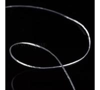 Handicraft Emporium White Flat Elastic String, Elastic Beading Thread, for Stretch Bracelet Making, 0.8mm, about 10m (0.8mm x 10m, Bagged, not on a spool)
