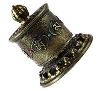 Handicraft Tibetan Prayer Wheel Buddhas Scripture for Relaxation/Meditations/Yogas/Blessing Home Decors