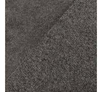 Handicraft Wool/Viscose Felt Fabric Material - Soot Grey - Felt by Oscar & Ivy (1 Metre 92cm x 100cm)