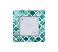 Handicrafts Home 4x4 Photo Picture Frames, Art Wall Hanging Décor - Moroccan-Green