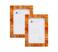 Handicrafts Home 4x6 Picture Frames Pack of 2 - Classic Collection Handcrafted Photo Frames, Perfect for Wall & Tabletop Display, Ideal Home Decor Gift