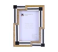 Handicrafts Home 4x6 Picture Frames - Silhouette-Sequenced Collection - Vintage Style Wall Hanging - Farmhouse Photo Frame for Living Room, Home Decor, Pre Wedding, Family Picture, Handmade Gift