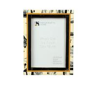 Handicrafts Home 5x7 Abstract Ink Picture Frame- Handmade Decorative Resin Inlay for Vintage & Boho Decor- Tabletop or Wall Mount Photo Display for Living Room, Office Desk-Gift for Birthday & Wedding