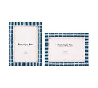Handicrafts Home 5x7 Handcrafted Picture Frames - Manhattan Collection, Pack of 2, Chic Wall & Tabletop Display, Perfect for Modern Home Decor, Unique Gift Ideas for Any Occasion or Housewarming