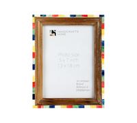 Handicrafts Home 5x7 Picture Frame - Fairground-Circus Collection - Style Wall Hanging - Farmhouse Photo Frame for Living Room Office & Home Decor, Pre Wedding, Family Picture - Handmade Gift