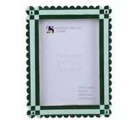 Handicrafts Home 5x7 Picture Frames - Chalet-Verde Collection - Vintage Style Wall Hanging - Farmhouse Photo Frames for Living Room Office & Home Decor, Pre Wedding, Family Pictures - Handmade Gifts