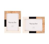 Handicrafts Home 5x7 Picture Frames Pack of 2 - Mondrian Collection Handcrafted Photo Frames, Perfect for Wall & Tabletop Display, Ideal Home Decor Gift