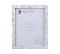 Handicrafts Home 8x10 Picture Frame Mother of Pearl Collection, Handcrafted Photo Frame, Small Picture Frame for Living Room, Wall Decor, Office Desk Decor, Vintage Picture Frames, Gift for her