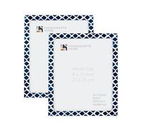 Handicrafts Home 8x10 Picture Frames Pack of 2 - Casablanca Collection Handcrafted Photo Frames, Perfect for Wall & Tabletop Display, Ideal Home Decor Gift
