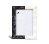 Handicrafts Home Black & White Picture Frame, Handmade Photo Frame for Home Decor, Modern Farmhouse Wall & Tabletop Frame, Desk & Gallery Wall Decor, 5x7 Photo Frame for Office Decor & Minimal Décor